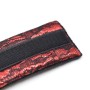 OHMAMA FETISH - Samtige Nylon-Handfesseln in Rot und Schwarz