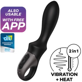 SATISFYER HEAT CLIMAX Analvibrator mit App-Steuerung, Schwarz