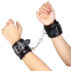 SECRETPLAY - Schwarze Bondage-Handschellen aus der BDSM-Kollektion