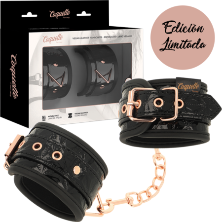 COQUETTE CHIC DESIRE - BLACK EDITION Premium Handschellen mit Neoprenfutter