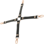 COQUETTE CHIC DESIRE - Fantasy veganes Leder-Hog Tie Bondage-Set