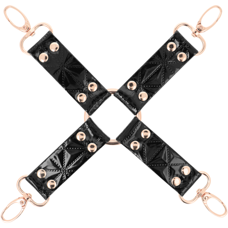 BEGME - BLACK EDITION Veganes Leder Hog Tie Fesselband