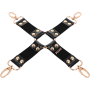 BEGME - BLACK EDITION Veganes Leder Hog Tie Fesselband