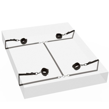 CalExotics Boundless Red Bettsystem mit verstellbaren Fesseln