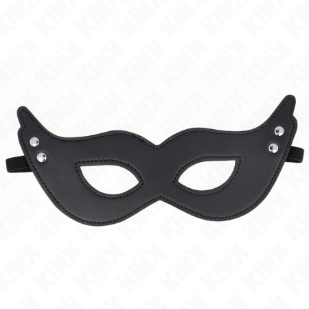 KINK Lederimitat-Maske mit Nieten Modell 1 – 26 x 8 cm