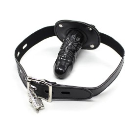 OHMAMA FETISH - Penis-Mundknebel mit Vorhängeschloss L aus TPE