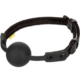 CalExotics Boundless Ball Gag - Verstellbare Silikon-Mundknebel mit veganem Kunstleder