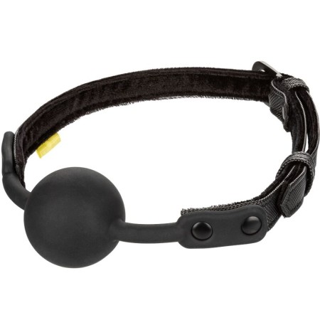CalExotics Boundless Ball Gag - Verstellbare Silikon-Mundknebel mit veganem Kunstleder