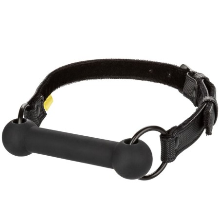 CALEXOTICS - BOUNDLESS BAR GAG Mordaza aus Silikon und veganem Leder