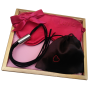 INEDIT Dominatrix Peitschen-Kit mit Satin-Augenmaske und Tasche