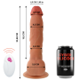 CYBER SILICOCK - Realistischer Fernbedienungs-Dildo MR JOHN 23,88 cm - Ø 4,3 cm