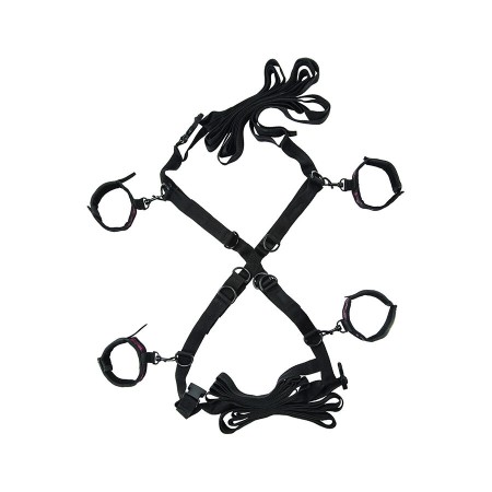 CALEXOTICS Scandal Kreuz-Bettfesseln Set - Verstellbar und Komfortabel