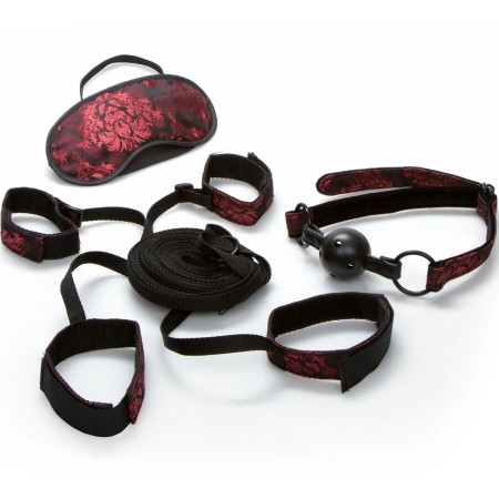 CALEXOTICS - SCANDAL Bett-Fessel-Set mit Augenmaske und Ballknebel