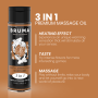 BRUMA Premium Massageöl mit Wärmeeffekt und American Pie Geschmack 3-in-1, 100 ml