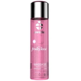 SWEDE Fruity Love Massageöl mit Wärmender Wirkung Erdbeere & Champagner 60 ml