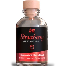 INTT Massage & Oral Sex - Erdbeer Massagegel mit Wärmeeffekt