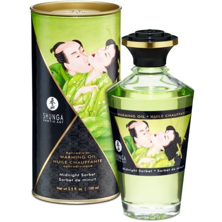SHUNGA Massageöl mit Wärmeeffekt und Geschmack Sorbet de Medianoche 100 ml