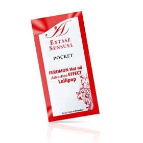 EXTASE SENSUAL - Massageöl mit Wärmeeffekt und Pheromonen Lutscher 10 ml