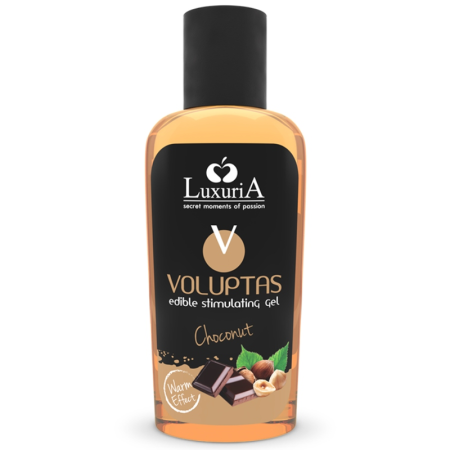 INTIMATELINE LUXURIA Voluptas Essbares Massagegel mit Wärmeeffekt - Choconut 100 ml