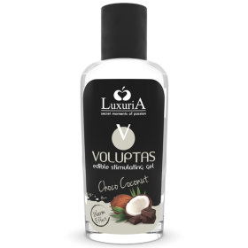INTIMATELINE LUXURIA Voluptas Essbares Massagegel mit Wärmeeffekt - Kokos & Sahne 100 ml