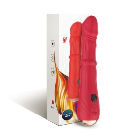 ARMONY Thermoanpassbarer Vibrator-Dildo zur Punkt A Stimulation Rot