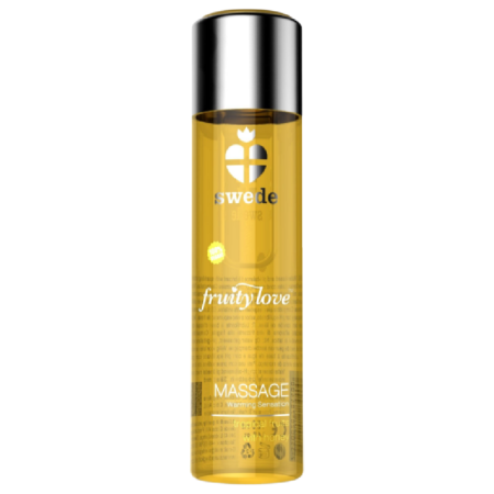 SWEDE Fruity Love Massageöl mit Wärmeeffekt und tropischen Früchten 120 ml