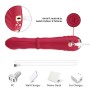 ARMONY Thermoanpassbarer Vibrator-Dildo zur Punkt A Stimulation Rot