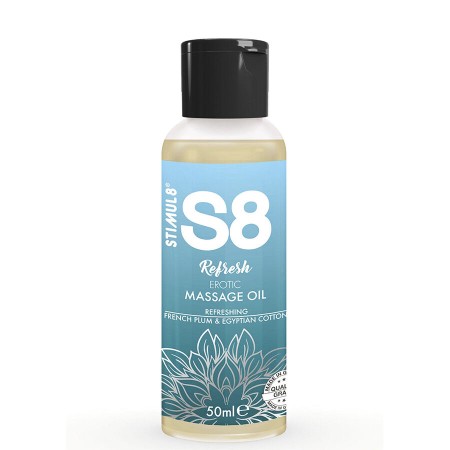 STIMUL8 S8 Refresh Erotisches Massageöl Baumwolle 50 ml