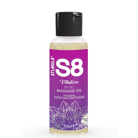 STIMUL8 S8 Vitalize Erotisches Massageöl Limette 50 ml