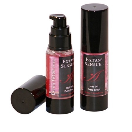 EXTASE SENSUAL - Massageöl mit Extra Frischem Erdbeereffekt 30 ml