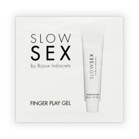 BIJOUX SLOW SEX Finger Play Massagegel Monodosis – Feuchtigkeitsspendend & Kokosduft