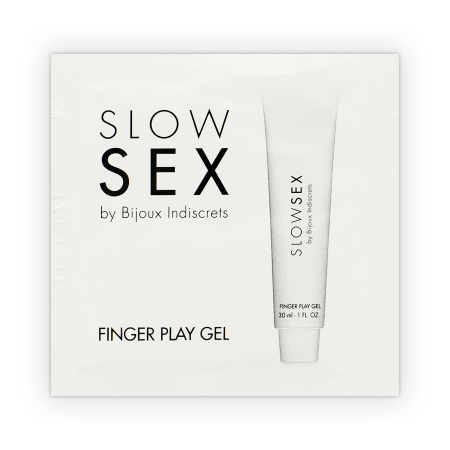 BIJOUX SLOW SEX Finger Play Massagegel Monodosis – Feuchtigkeitsspendend & Kokosduft