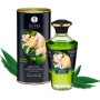 SHUNGA Bio-Massageöl mit wärmender Wirkung und grünem Tee Aroma, 100 ml