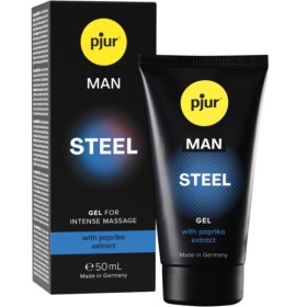 PJUR MAN STEEL Stimulierendes Gel 50 ml – Intensiver Pflege- und Massagegel