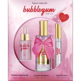 BIJOUX - INDISCRETS Bubblegum Spielset mit Massageöl, Gel & Lippenbalsam