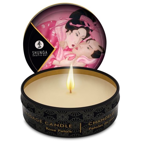 SHUNGA Mini Caress by Candlelight Massagekerze Rosen 30 ml