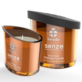 SWEDE SENZE SEDUCTION Massagekerze – Gewürznelke, Orange, Lavendel – 50 ml