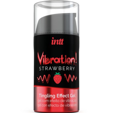 INTT Potentes Intimes Stimulans Flüssiges Vibrationsgel Erdbeere 15 ml