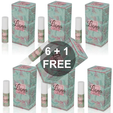 LIONA BY MOMA Flüssiger Libido Vibrator Gel 6 + 1 Gratis