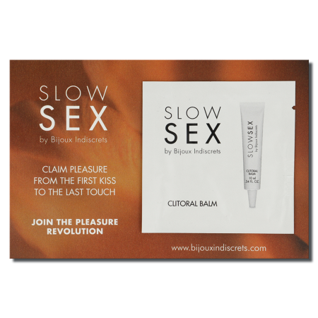 BIJOUX SLOW SEX Clitorisbalsam 2 ml – Erwärmend & stimulierend mit Kokosduft