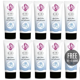 KIKÍ TRAVEL - Intensivierendes Gleitgel mit Kühleffekt 50 ml 10 + 1 Gratis
