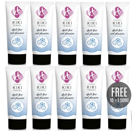 KIKÍ TRAVEL - Intensivierendes Gleitgel mit Kühleffekt 50 ml 10 + 1 Gratis