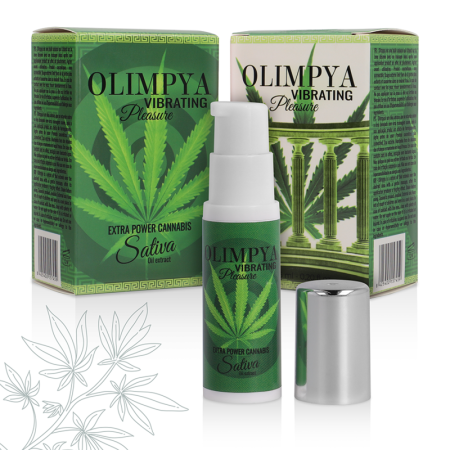 OLIMPYA - Vibrationsverstärker mit Cannabis-Sativa-Öl, intensives Lustgefühl