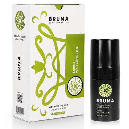 BRUMA Flüssiger Vibrator mit Wassermelonen-Geschmack – 15 ml Reisegröße