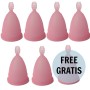 NINA KIKÍ Menstruationstasse Größe S Rosa 6 + 1 Gratis