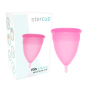 STERCUP - FDA Silikon Menstruationstasse Rosa - Größe L