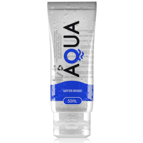 AQUA QUALITY - Wasserbasiertes Gleitgel 50 ml, hautfreundlich und transparent