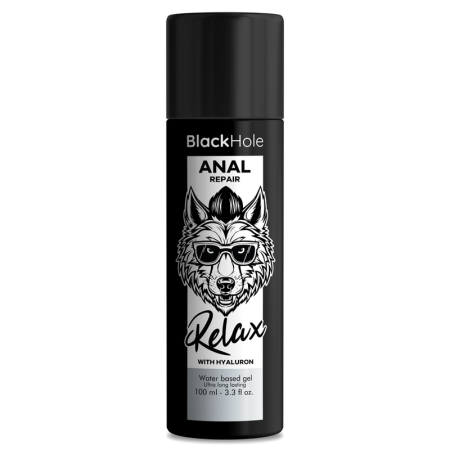 BLACK HOLE Anal Repair Relax Gel mit Hyaluron 100 ml – Wasserbasiert, Hochwirksam