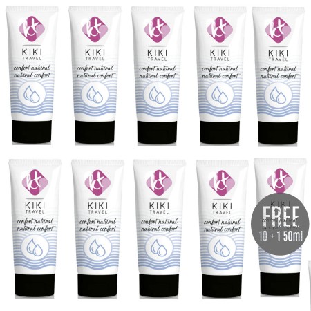 KIKÍ TRAVEL - Natürliches Komfort Gleitgel 50ml 10+1 Gratis