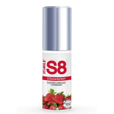 STIMUL8 S8 Erdbeer-Lubrikant 50 ml – Wasserbasiert, Parabenfrei